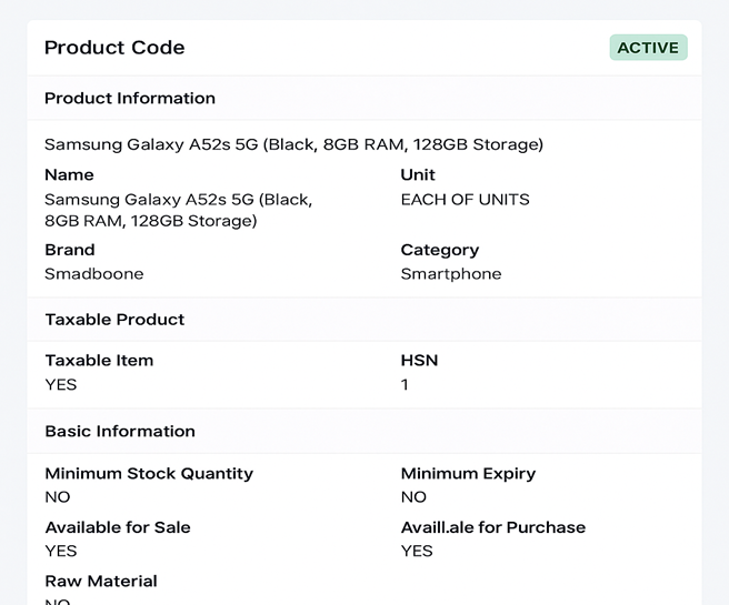 Product Catalog
